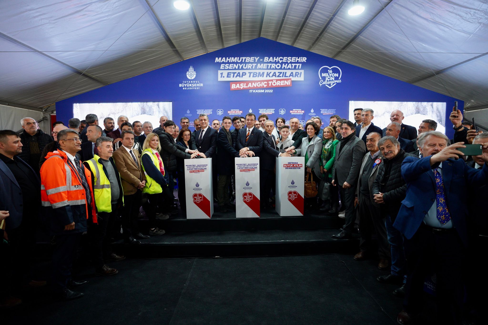 MAHMUTBEY-BAHÇEŞEHİR-ESENYURT METRO HATTININ YAPIMI BAŞLADI