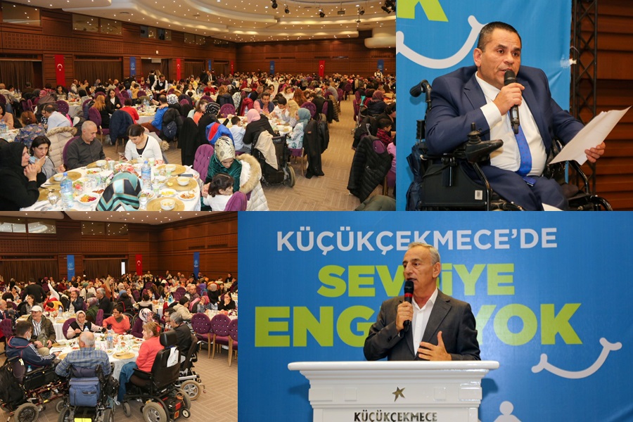 KÜÇÜKÇEKMECE’DE ENGELSİZ YAŞAMA DESTEK YEMEĞİ