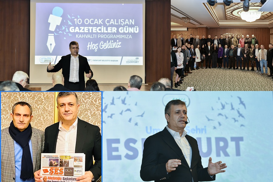 BAŞKAN BOZKURT GAZETECİLERİ UNUTMADI