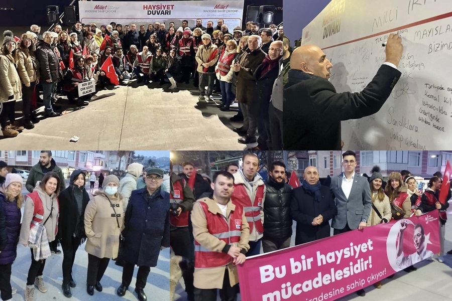 HAYSİYET DUVARI BÜYÜKÇEKMEC’DE  KURULDU