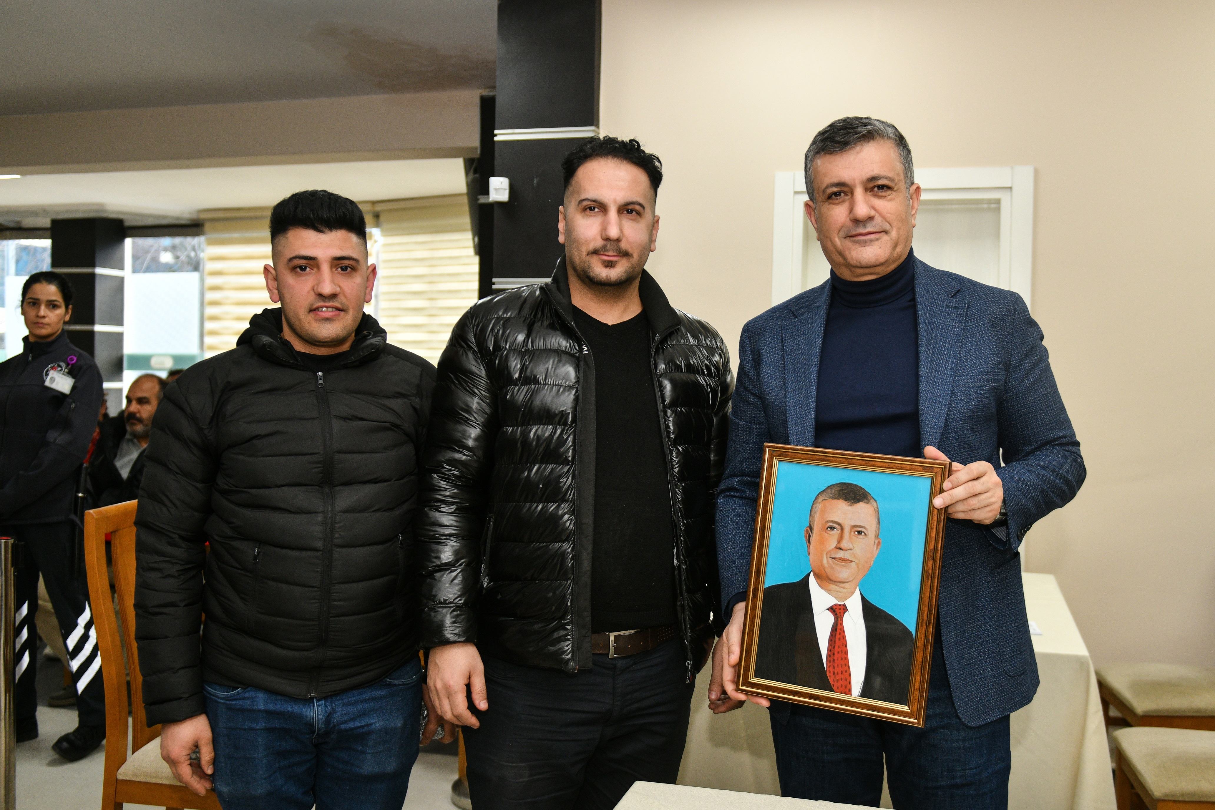 VATANDAŞLARDAN BOZKURT’A YAĞLI BOYA PORTRESİ