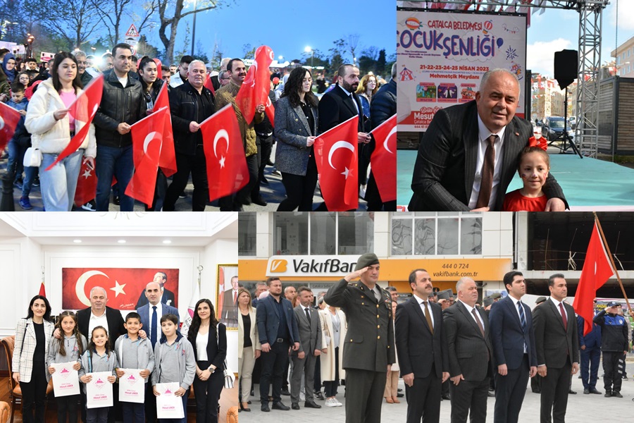 ÇATALCA’DA 23 NİSAN COŞKUSU YAŞANDI