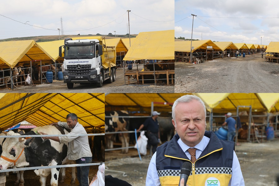 BÜYÜKÇEKMECE’YE ÖRNEK KURBAN SATIŞ VE KESİM TESİSİ