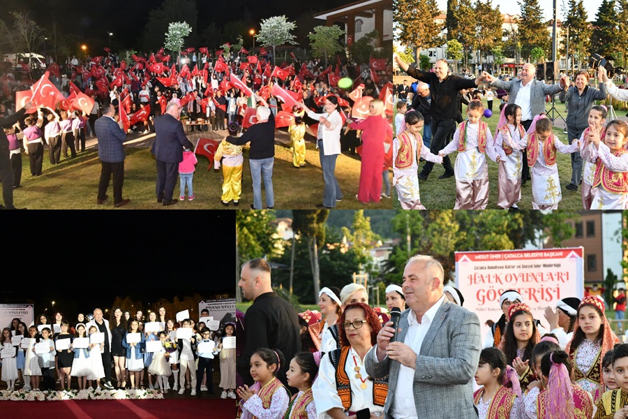 ÇATALCA BELEDİYESİ KURSİYERLERİNDEN MUHTEŞEM SEZON FİNALİ