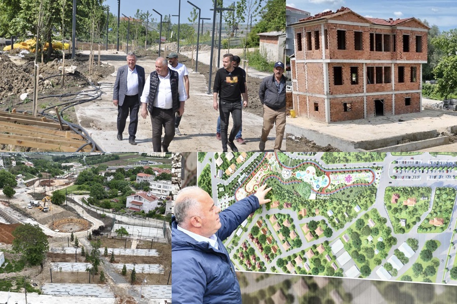 ÇATALCA’DA ATATÜRK EVİ VE CUMHURİYET PARKI GÜN SAYIYOR…
