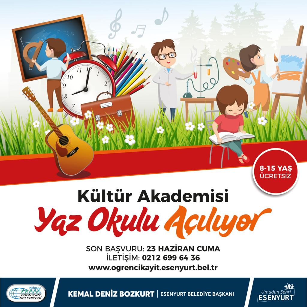 ESENYURT BELEDİYESİ YAZ OKULLARI AÇILIYOR