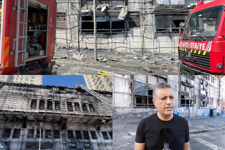 ESENYURT’TAKİ YANGINA İLİŞKİN KONUŞAN BAŞKAN BOZKURT: “YANLIŞ İMALATLA BÖYLE BİR SONUÇ ÇIKTI”