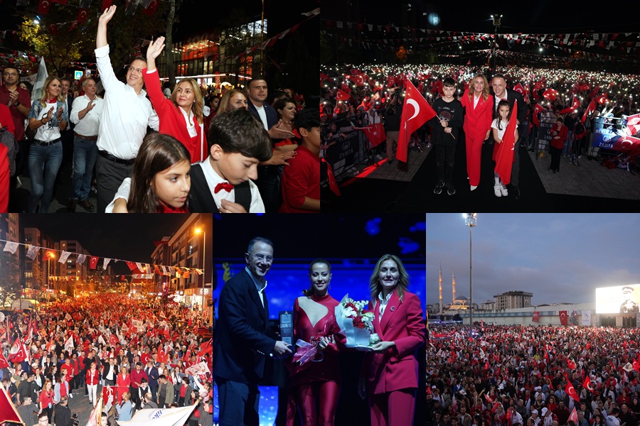 BEYLİKDÜZÜ’NDE BİNLERCE KİŞİ 100.YIL İÇİN YÜRÜDÜ