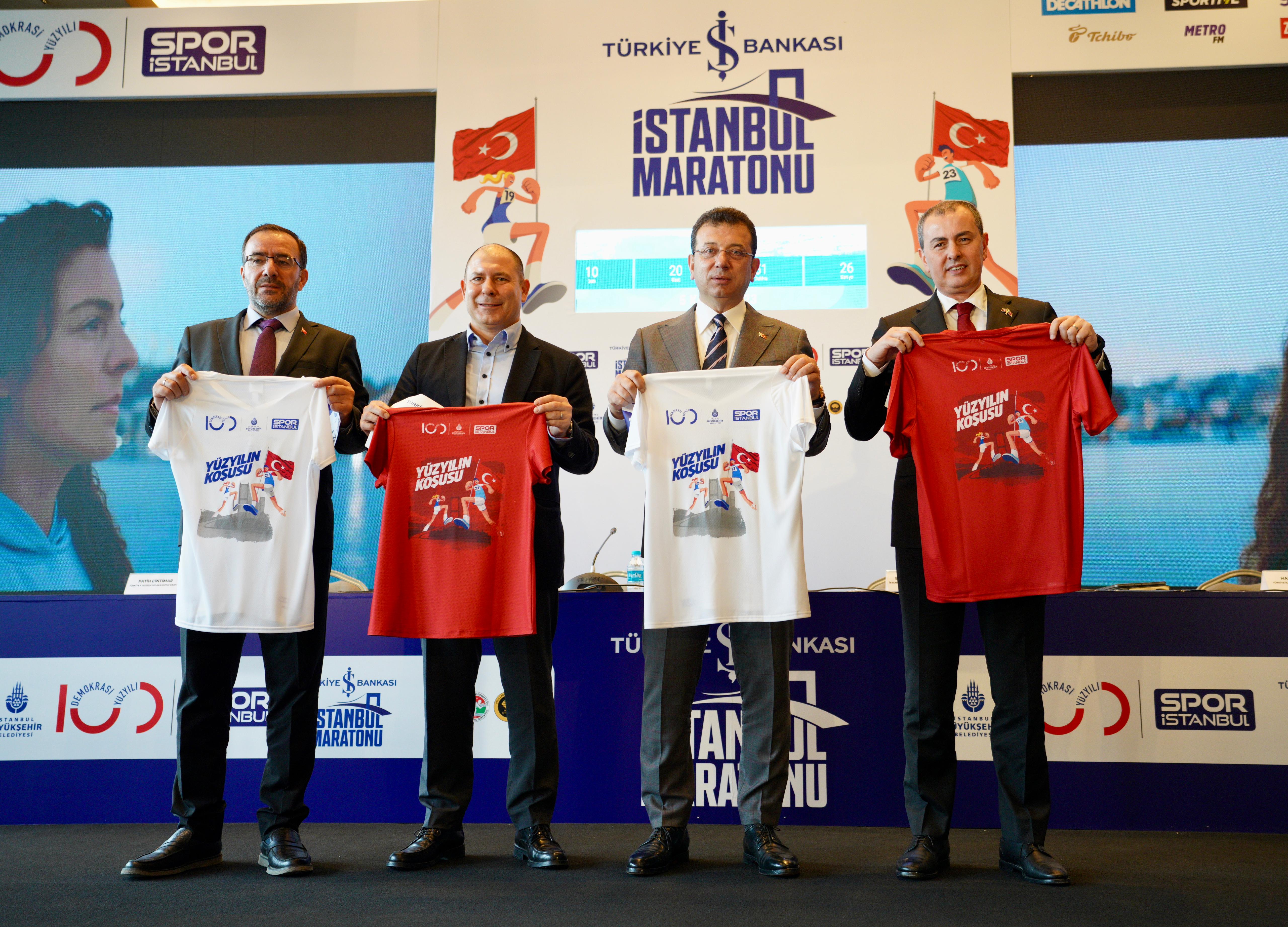 45. İSTANBUL MARATONU TÜRKİYE İŞ BANKASI SPONSORLUĞUNDA KOŞULACAK