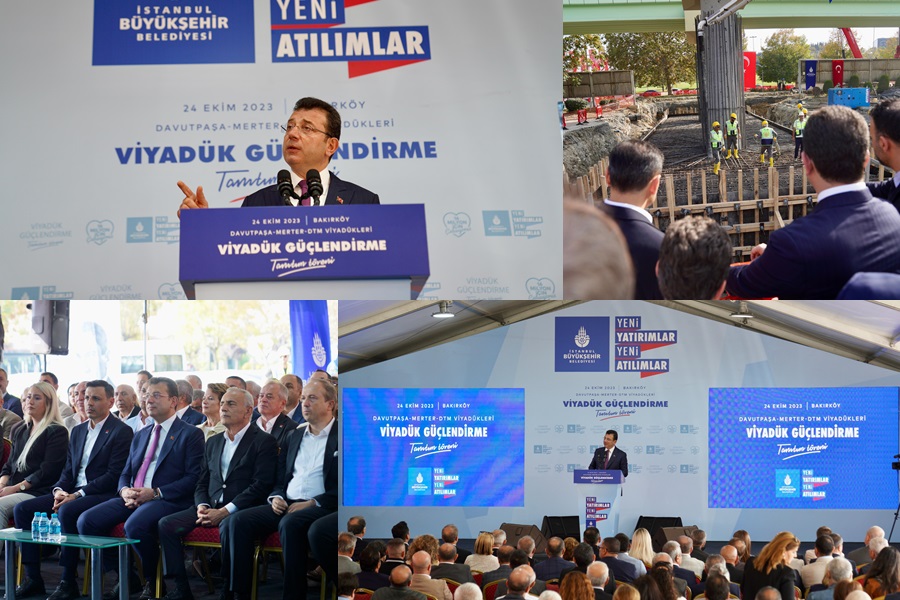 M1A METRO HATTININ VİYADÜKLERİ DEPREME KARŞI GÜÇLENDİRİLİYOR