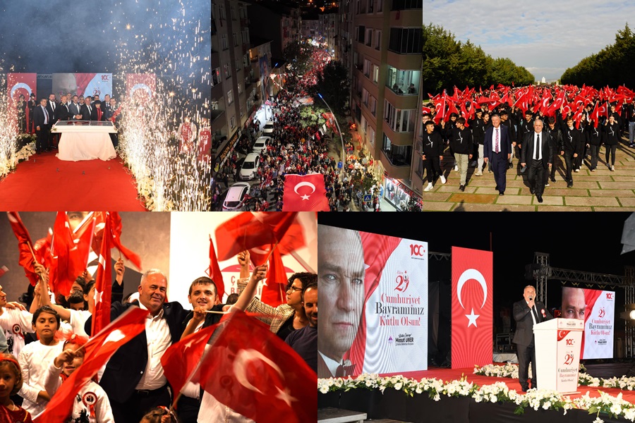 ÇATALCA’DAN BİR ASIRLIK MUHTEŞEM CUMHURİYET COŞKUSU
