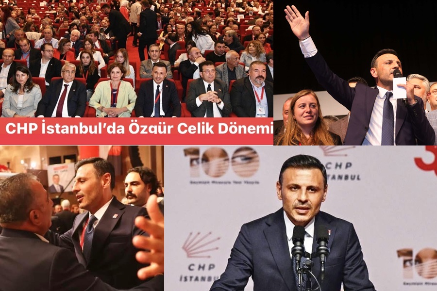 CHP’NİN YENİ İSTANBUL İL BAŞKANI ÖZGÜR ÇELİK OLDU