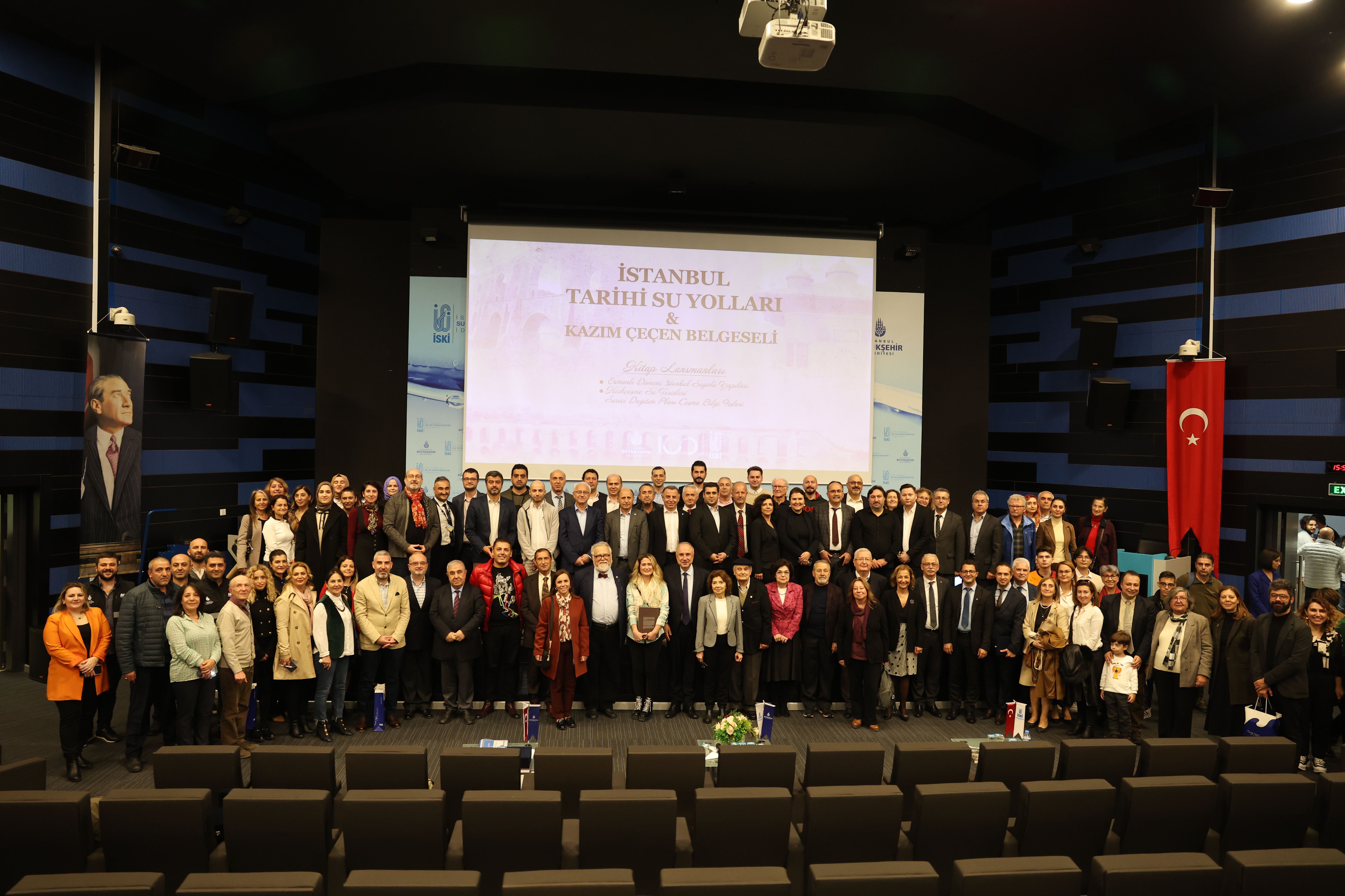 İSKİ’DE İSTANBUL TARİHİ SU YOLLARI VE KAZIM ÇEÇEN BELGESELİ GÖSTERİMİ İLE KİTAP LANSMANLARI GERÇEKLEŞTİRİLDİ