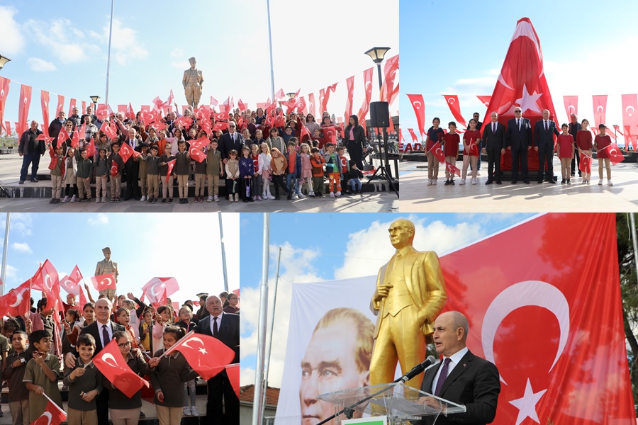 ATATÜRK’Ü ANMA GÜNÜ’NDE 3 ATATÜRK ANITI TÖRENLE AÇILDI