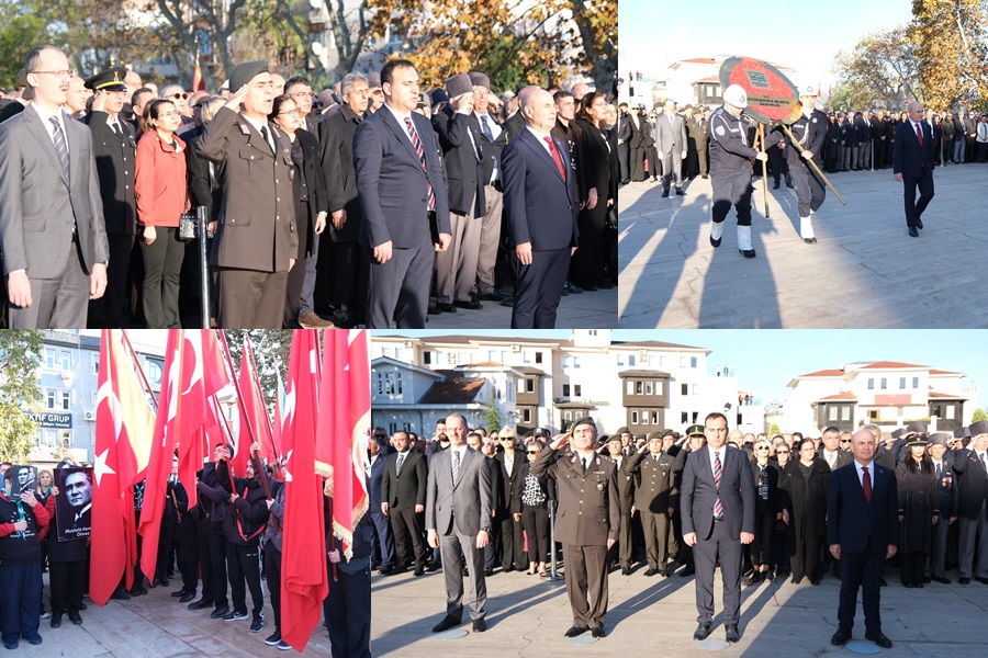 BÜYÜK ATATÜRK SAYGI, SEVGİ VE MİNNETLE ANILDI