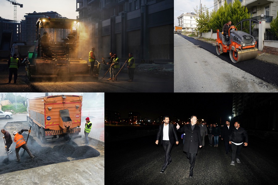 BEYLİKDÜZÜ’NDE YOL ÇALIŞMALARI 10 MAHALLEDE EŞ ZAMANLI DEVAM EDİYOR