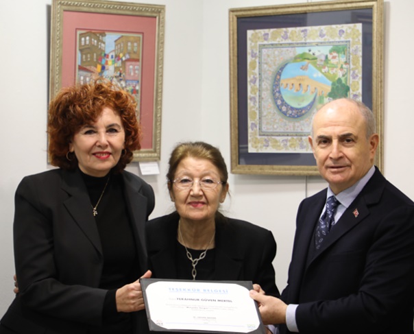 LEMAN DİNÇTÜRK VE MİNYATÜR KURSİYERLERİ MUHTEŞEM BİR SERGİYE İMZA ATTI