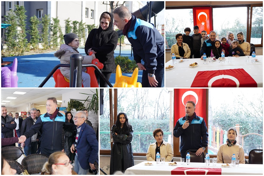 BAŞKAN ÇALIK KOMŞULARIYLA BULUŞTU
