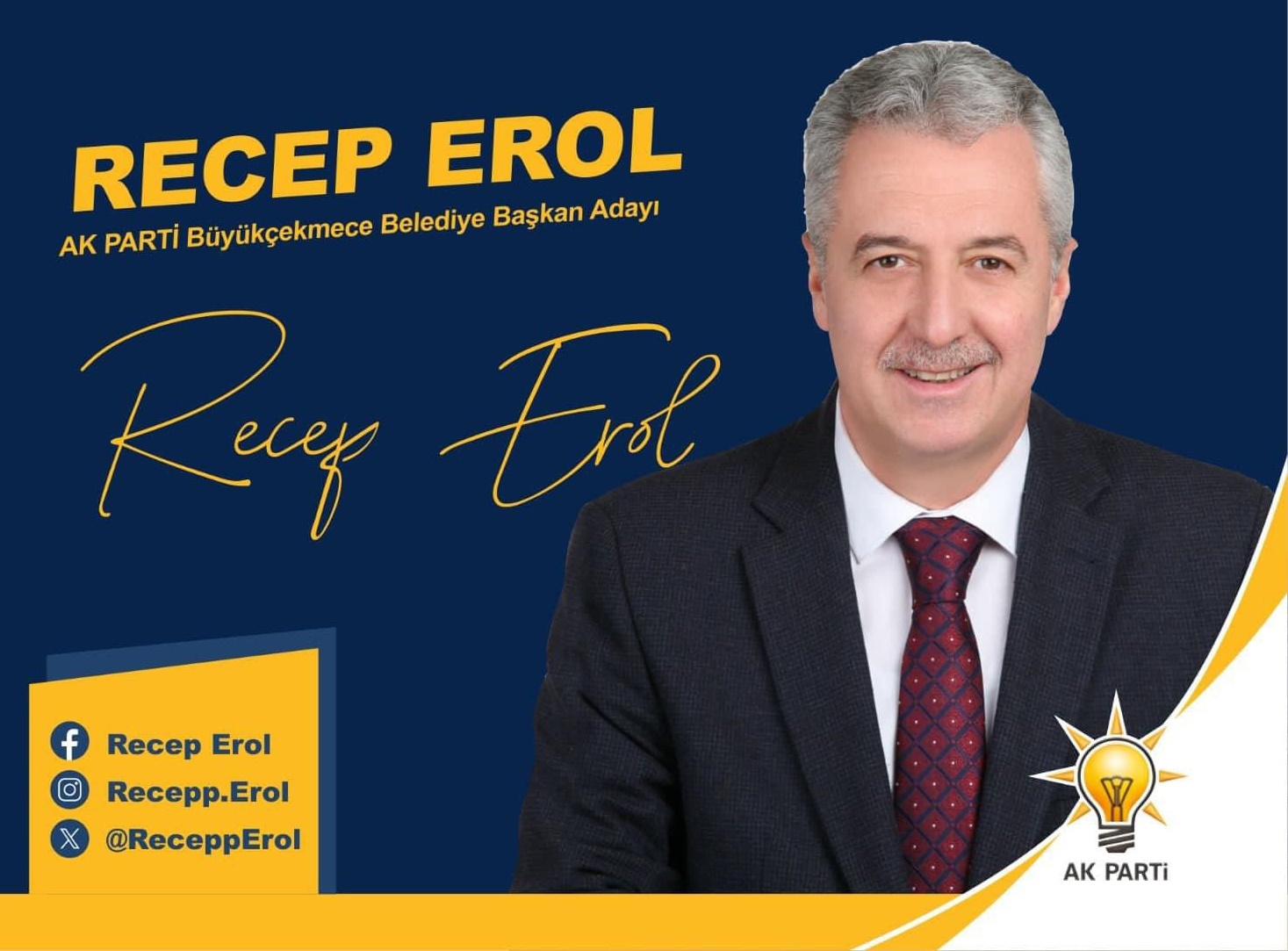 SON DAKİKA – AK PARTİ BÜYÜKÇEKMECE BELEDİYE BAŞKAN ADAYI RECEP EROL OLDU….