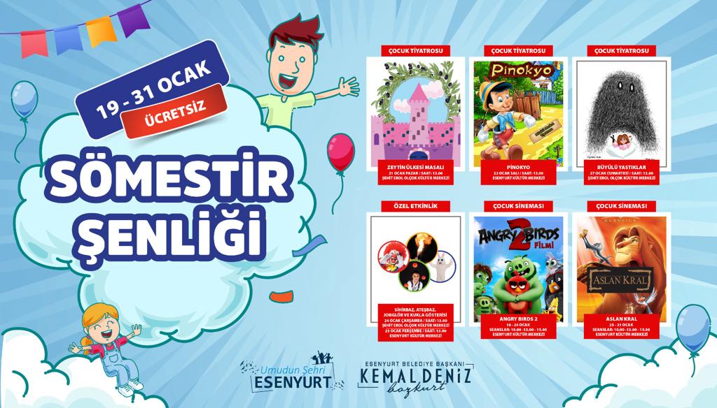 ESENYURTLU ÇOCUKLAR YARIYIL TATİLİNDE SPOR VE EĞLENCEYE DOYACAK