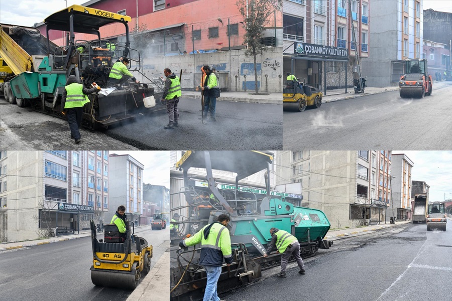 ESENYURT’TA CADDE VE SOKAKLAR YENİLENİYOR