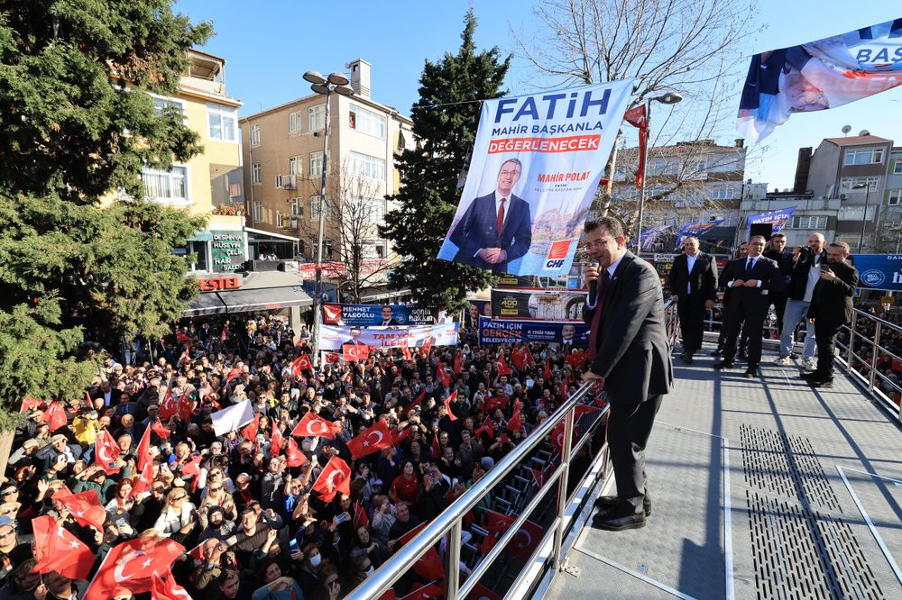 FATİH’TE İMAMOĞLU VE POLAT COŞKUSU