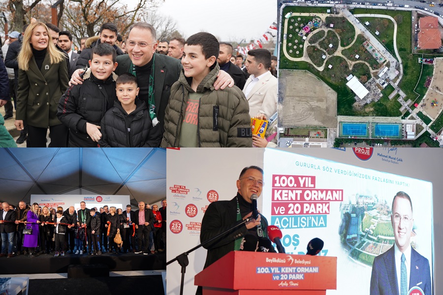 GÜRPINAR 100. YIL KENT ORMANI VE 20 PARK AÇILDI