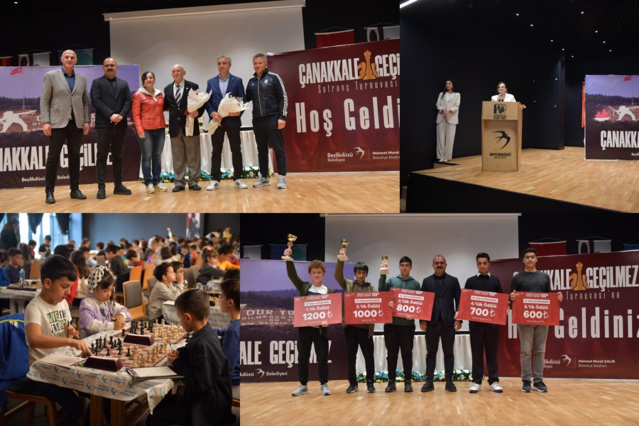 ÇANAKKALE GEÇİLMEZ SATRANÇ TURNUVASI TAMAMLANDI