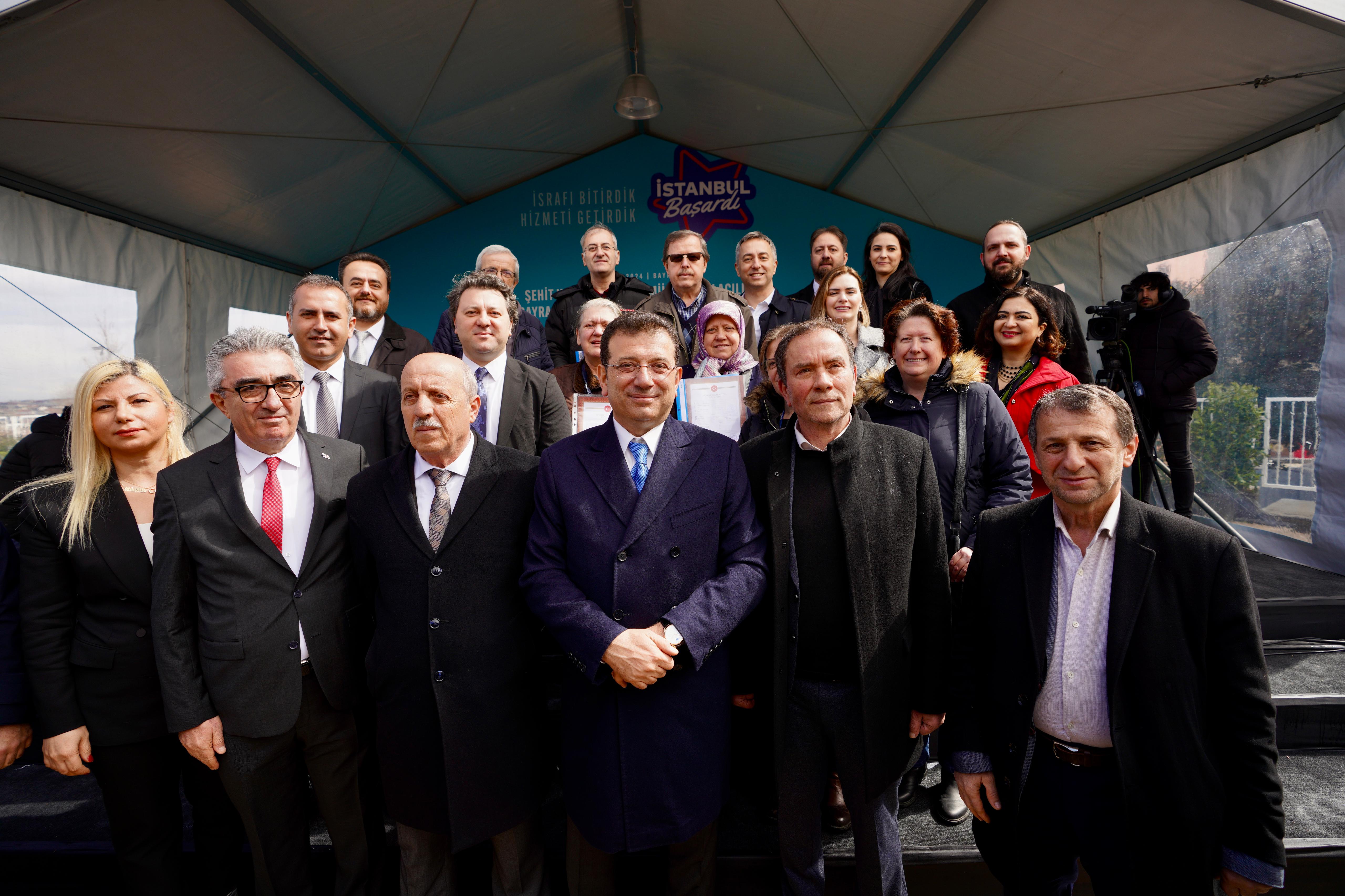 İMAMOĞLU: RANTÇILIK, PARTİZANLIK DEĞİL, MİS GİBİ BELEDİYECİLİK YAPTIĞIMIZ İÇİN BİZE GÜVENİYORLAR