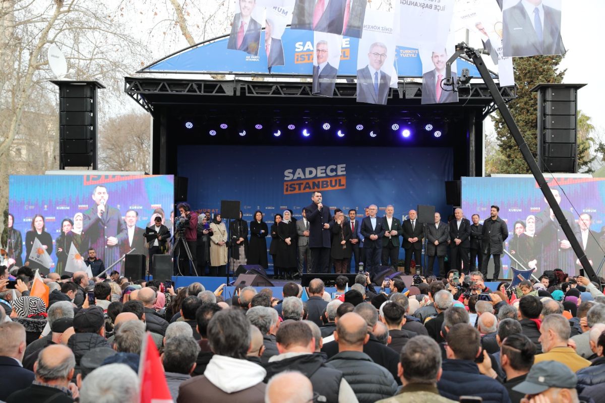 MURAT KURUM  BUGÜNE KADAR HEP ESERLERİN İSTANBUL’U DEDİK, ‘GÜÇLÜ İSTANBUL’ DEDİK, ‘DİRENÇLİ İSTANBUL’ DEDİK