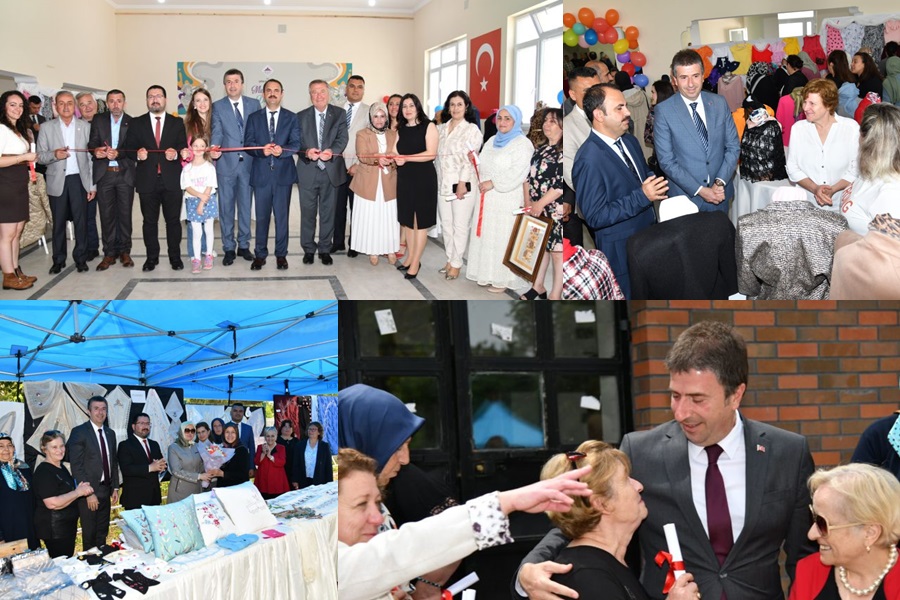 ÇATALCA İNCEĞİZ VE KESTANELİK MAHALLELERİNDE HALK EĞİTİM MERKEZİ YIL SONU SERGİ AÇILIŞI GERÇEKLEŞTİRİLDİ