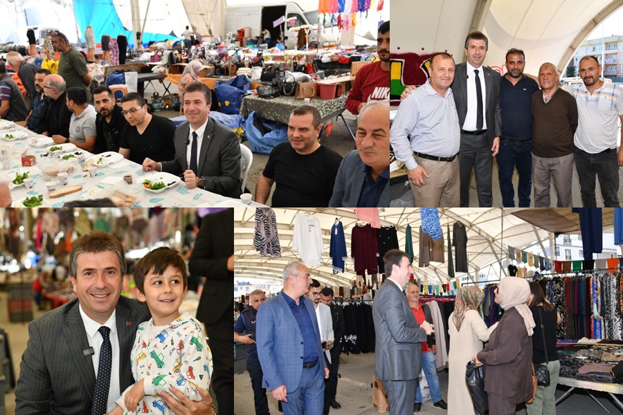 BAŞKAN GÜZEL SEMT PAZARI’NDA