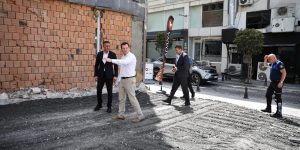 BAŞKAN BALCIOĞLU, KENTSEL DÖNÜŞÜM ALANLARINDA İNCELEMELERDE BULUNDU