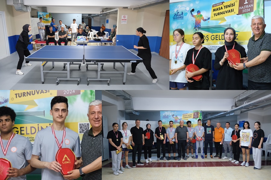 BÜYÜKÇEKMECE’DE MASA TENİSİ TURNUVASI NEFESLERİ KESTİ
