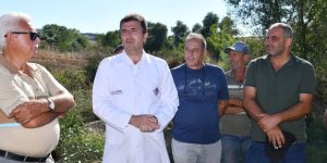 ÇATALCA’DA ÇİFTÇİLERE SIVI GÜBRE DESTEĞİ  BAŞLADI