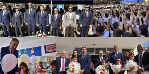 B.ÇEKMECE’DE YENİ EĞİTİM ÖĞRETİM YILININ İLK DERS ZİLİ İLÇE PROTOKOLÜ TARAFINDAN ÇALINDI…