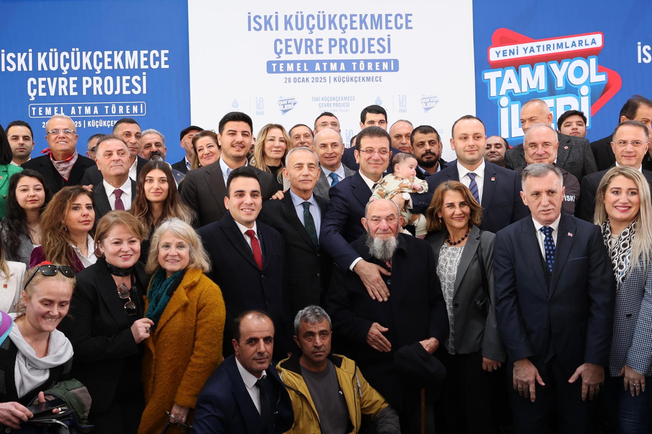 BAŞKAN İMAMOĞLU’NUN KATILIMIYLA KÜÇÜKÇEKMECE ÇEVRE PROJESİ’NİN TEMELİ ATILDI