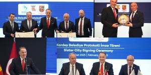 BEYLİKDÜZÜ İLE BİTOLA VE MAKEDONSKİ BROD BELEDİYELERİ KARDEŞ BELEDİYE OLDU