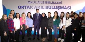 BAŞKAN ÇAYKARA, OKUL AİLE BİRLİĞİ TEMSİLCİLERİYLE BULUŞTU
