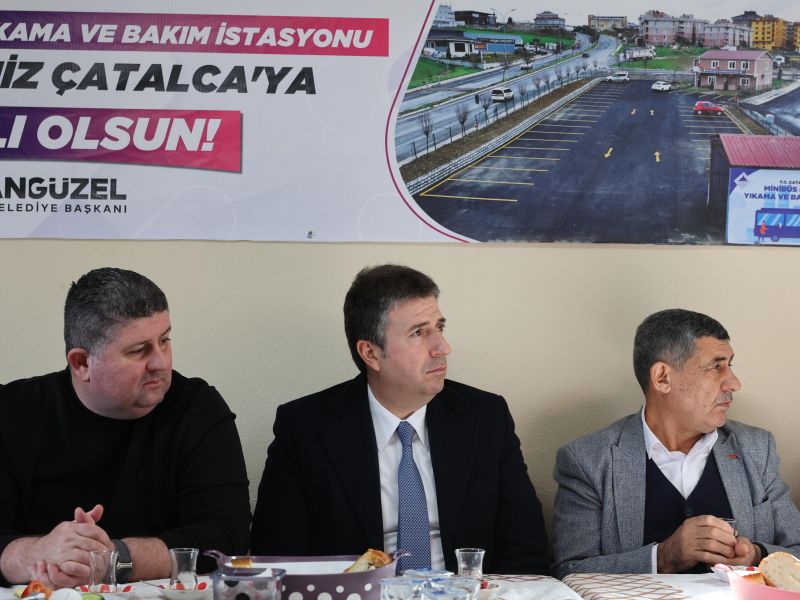 MİNİBÜSLER İÇİN MODERN VE KONFORLU PARK ALANI ÇATALCA’DA HİZMETE AÇILDI