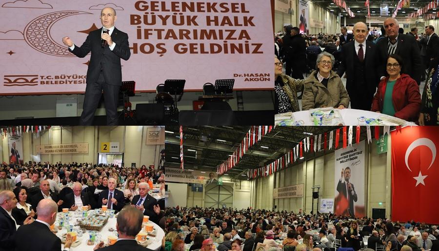 12 BİN BÜYÜKÇEKMECELİ BÜYÜK HALK İFTARI’NDA BULUŞTU