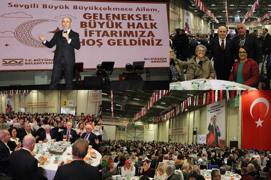 12 BİN BÜYÜKÇEKMECELİ BÜYÜK HALK İFTARI’NDA BULUŞTU
