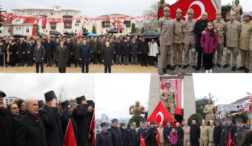 ÇANAKKALE ZAFERİ’NİN 110’UNCU YIL DÖNÜMÜ GURURLA KUTLANDI