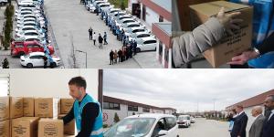 İHTİYAÇ SAHİBİ AİLELERE 5 BİN KOLİ GIDA VE ERZAK DESTEĞİ