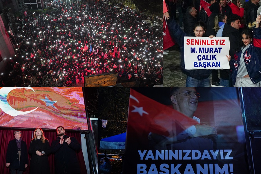 BEYLİKDÜZÜ BAŞKANINI YALNIZ BIRAKMADI