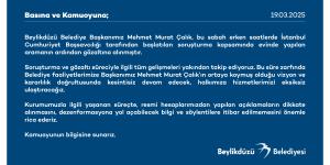 BEYLİKDÜZÜ BELEDİYESİ’NDEN BASIN AÇIKLAMASI