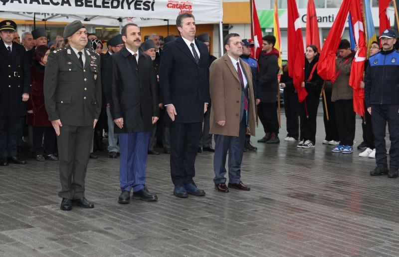 ÇATALCA’DA ÇANAKKALE ZAFERİ’NİN 110’UNCU YIL DÖNÜMÜ KUTLANDI