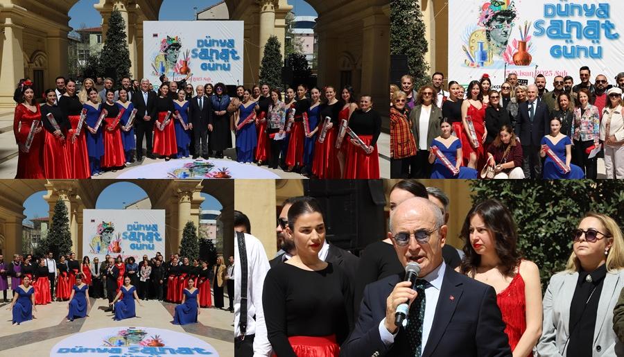 BÜYÜKÇEKMECE’NİN KALBİ DÜNYA SANAT GÜNÜ’NDE SANATLA ATTI