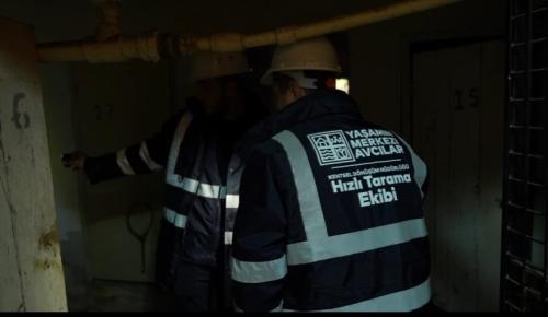 AVCILAR BELEDİYESİ’NDEN DEPREM SONRASI HIZLI TESPİT ÇALIŞMASI