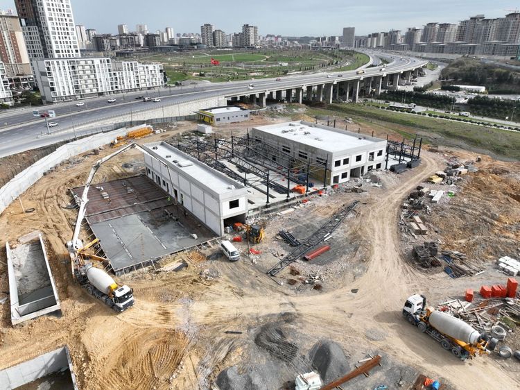 İETT’NİN 2 YENİ GARAJI’NIN İNŞASI HIZLA SÜRÜYOR
